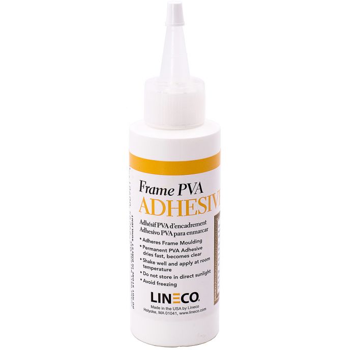 Lineco PVA Adhesive, Picture Frame Glue, Adhere Wood or MDF Frames