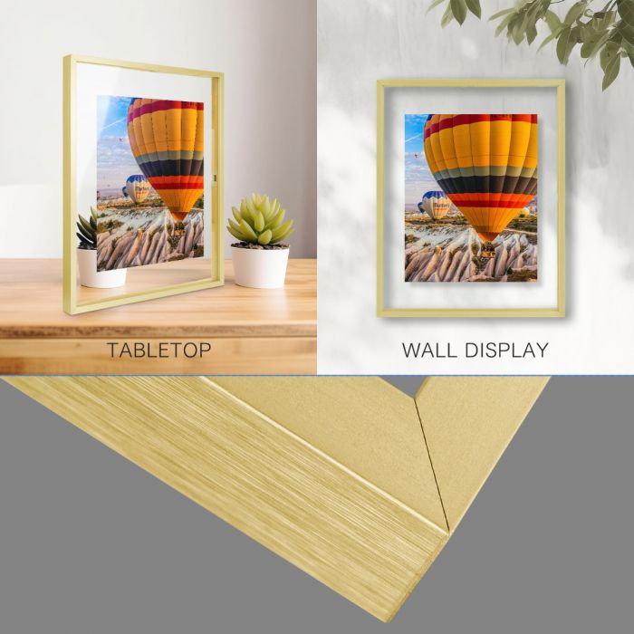 Gold floating on sale frame 11x14
