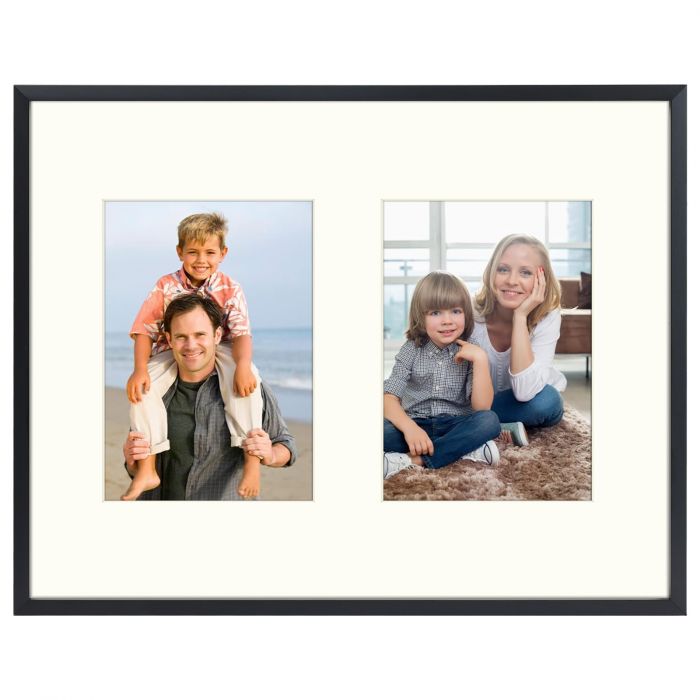 Golden State Art,5x7 Silver Aluminum Frame for 4x6 Photo with Ivory Mat and  Real Glass