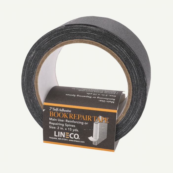 Lineco Book Repair Tape- 2 Inch Wide Self Adhesive Black
