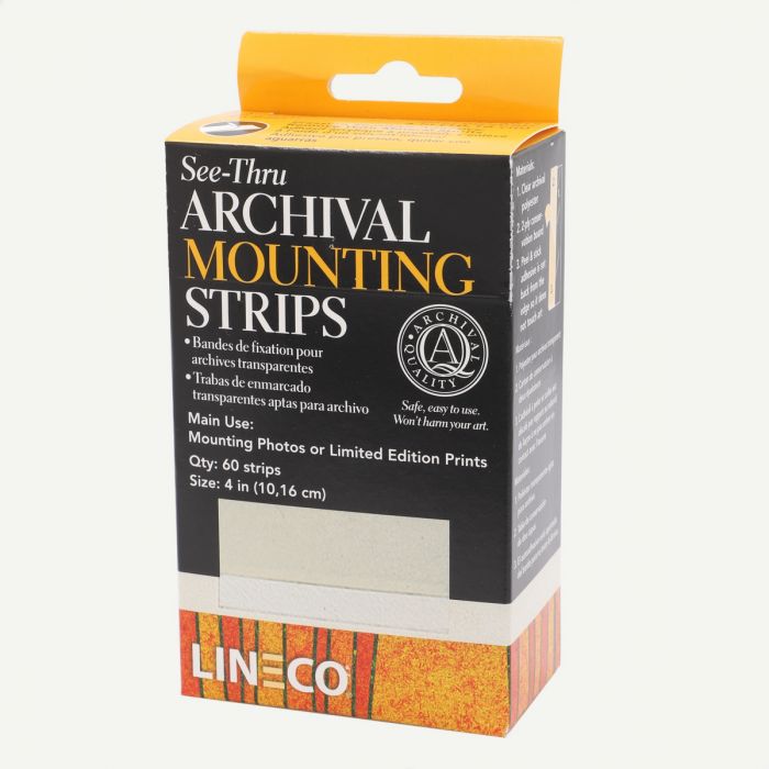 Lineco See Through Archival Mounting Strips Golden State Art