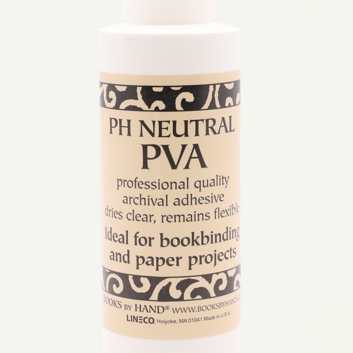 pH Neutral PVA - professional quality adhesive from Books by Hand by Lineco  www.lineco.com
