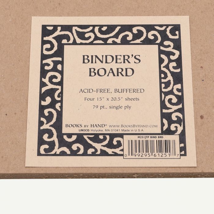 Books By Hand, 14.5 x 20.5 inch Binders Board, Acid-Free, for Book and  Bookbinding, Pack of 4