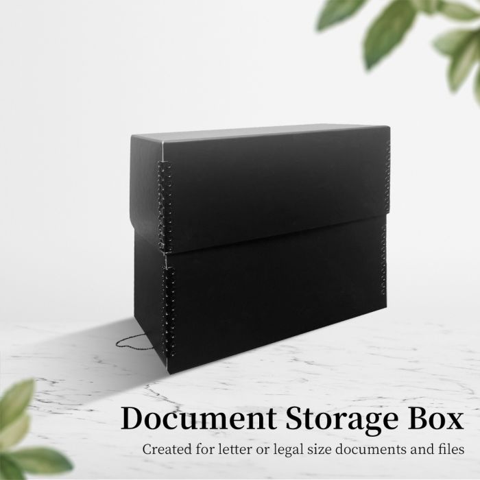 Lineco Jumbo 15.5 x 12.5 x 5 wide Black Archival Document