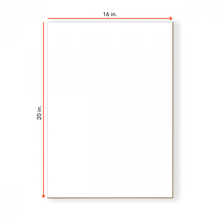 16x24 Conservation White Backing Board