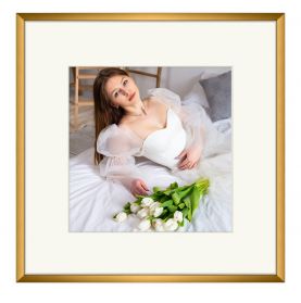 12x12 Bronze Aluminum Frame