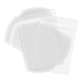Pack of 100, 9x12 Clear Bag Sleeve 9 7/16" x 12 1/4"