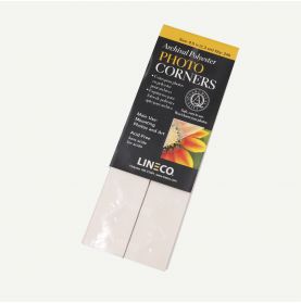Lineco Self-Adhesive Polyester Mounting Corners - .5" Clear (240/Pkg.)