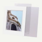 11x14 Double Mat with Whitecore fits 8x10 Picture + Backing + Bags