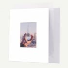Pack of 50, 11x14 Pre-cut Mat with Whitecore fits 5x7 Picture + Backing + Bags.
