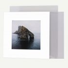 Pack of 100, 12x12 Pre-cut Mat with Whitecore fits 8x8 Picture + Backing + Bags.