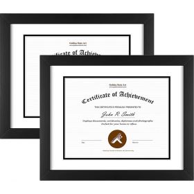 11X14 Black Wood Diploma Frame