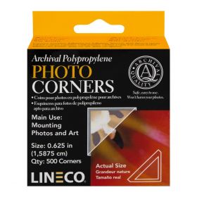 Lineco Infinity 0.625" Acid-Free Archival Photo Corners.