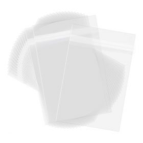 Pack of 100, 9x12 Clear Bag Sleeve 9 7/16" x 12 1/4"