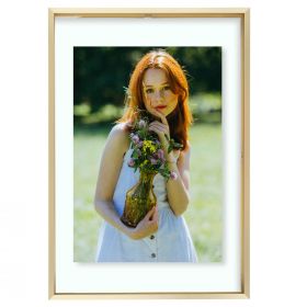 12x18 Gold Aluminum Picture Frame Floating Frame for Photo Size Up To 12 by 18