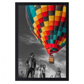 12x18 Poster Frame with Plexiglass, 12 by 18 Picture Frame Black Gallery Wall Frame Vertical or Horizontal (12x18, 1-Pack)