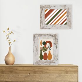 5x7 White MDF Frame for 5x7 Picture, Set of 2