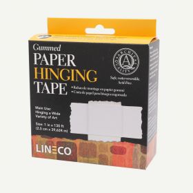 Lineco Water-Activated Gummed Frame Tape, 1 inch x 130-Feet