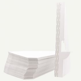 Single Wing 15 Inch White Self-Stick Easel Back, Pack of 50.