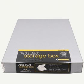 Lineco 9"x12" Clamshell Box, Silver