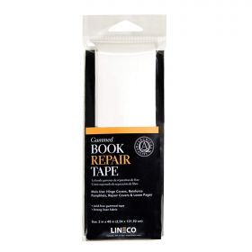 Lineco Linen Book Repair Tape, 2"x 48", Archival Quality Acid-Free Coated with Neutral pH Gummed Adhesive, Ideally to Repair Covers and Loose Pages