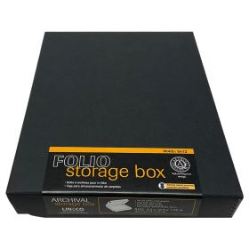 9x12 folio storage box, 9x12 black archival box, 9x12 clamshell box, 9x12 boxes for picture, 9x12 document box, Lineco 9x12 Black Clamshell Folio Storage Box