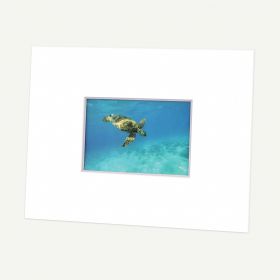 11x14 Pre-cut 8 PLY Mat with Whitecore fits 5x7 Picture