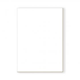 8x12 White Backing Board with Browncore