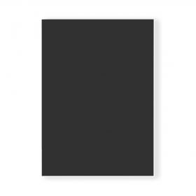 8x10 Black Uncut Mat with Whitecore