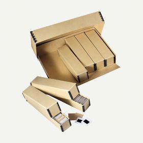 Lineco Tan Slide Box Master Including 6 Inner Boxes